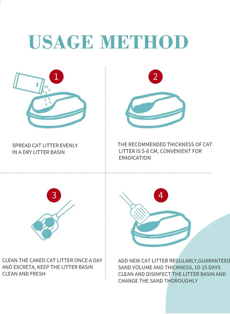 بايولاين عرض - رمل قطط بيولاين توفو 7 لتر - برائحة الأزهار المائية + مغرفة رمل قطط موديرنا - Image 3